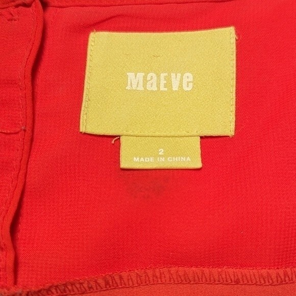 Anthropologie Maeve Rila Bordered Boho Printed Top - Picture 11 of 15